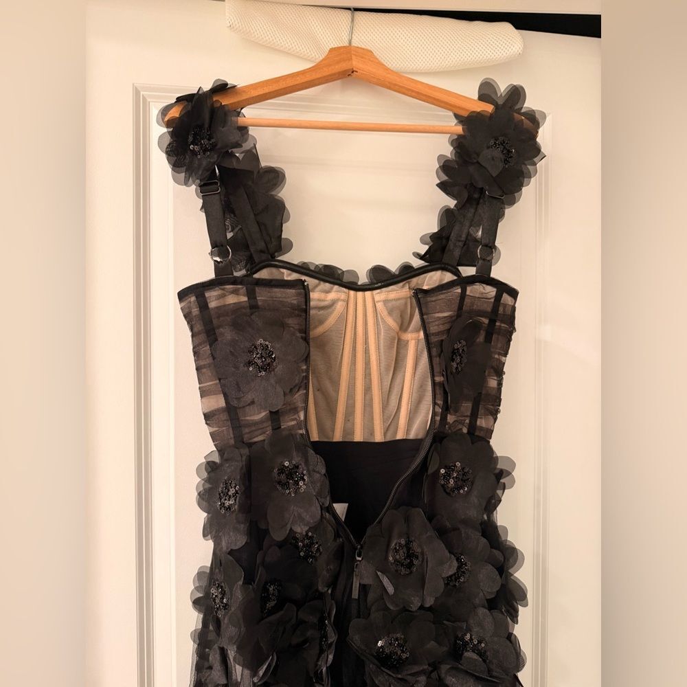 NWOT BRONX AND BANCO Rosalie Noir Gown in Black, evening maxi dress - Picture 15 of 15